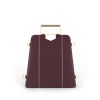 Waterproof Lightweight Classy Wine Leather 13 Inch- 14 inch Laptop Bag for Women